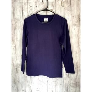 VSport Men's Blue Long Sleeve Crew Neck Shirt Size XL